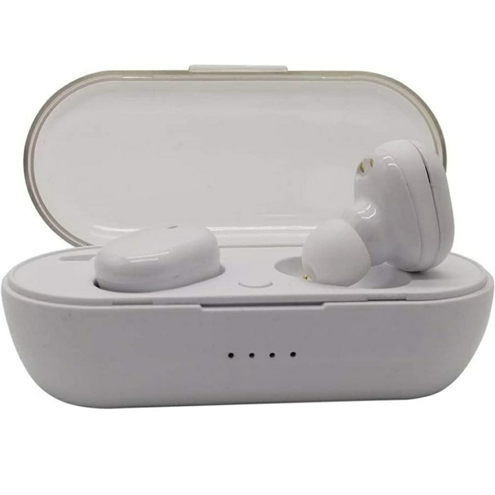 TWS Bluetooth earbuds with wireless charging case